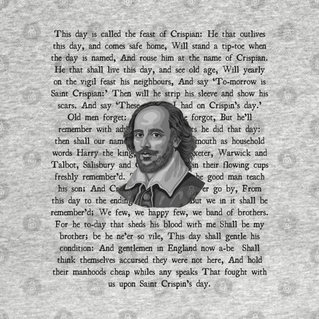 Shakespeare Saint Crispin Speech by Slightly Unhinged